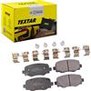 TEXTAR Kit pastiglie freni Posteriore con segnalatore acustico usura con accessori 2230401 Compatibilità con FIAT 500X 334, JEEP Renegade SUV BU, B1, ALFA ROMEO Tonale 965, ABARTH 500e Hatchback 332