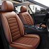 ForGue Pelle Set Coprisedili Protezioni per Volvo V50 V40 S60 S80 C30 V60 V70 XC60 S40 XC90 XC70 850 Confortevole Traspirante Impermeabili Pelle Completo Interno Accessori, Coffee Style