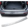 kswiown Protezione per paraurti in acciaio inox, compatibile con VW Tiguan II e | Listello protettivo su misura in acciaio inox per il bordo di carico posteriore, protegge il bagagliaio e il paraurti dai