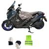 CLICK&GO COPRIGAMBE TUCANO URBANO R244-X COMPATIBILE CON YAMAHA X-Max 300 Tech Max+ PER ANNO 2026 SPECIFICO PER SCOOTER HYDROSCUD TERMOSCUD COPERTA TERMICA IMPERMEABILE SISTEMA GONFIABILE ANTISVENTOLIO