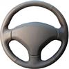 NIngJiaBhD Coprivolanti Auto Per Peugeot Per 308 Per Per 408 Coprivolante In Similpelle Auto Nero