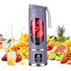 XPJBKC Mini Frullatore Portatile, 450ml Frullatore Smoothie Portatile con 12 Coltelli, USB Smoothie Maker per Preparare Milkshake, Succhi, Smoothies e Bevande Ghiacciate(Viola)