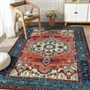 Blissbuilt Bohemien Tappeto Soggiorno Tappeto Vintage Orientali 160x230 cm | grande, morbido, a pelo corto, antiscivolo Tappeti Persiano per Camera da Letto, Soggiorno, Studio