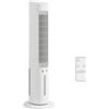 HOMCOM Condizionatore Portatile a Torre 3-in-1 con Telecomando Bianco | Serbatoio da 3 Litri, Oscillazione 48°, 3 Velocità, 3 Modalità, Ventilatore Evaporativo, per Casa e Ufficio