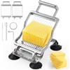 Anatole Affettatrice per Formaggi Professionale 1cm & 2cm Piastre di Taglio | Acciaio Inox, Taglierina per Burro Manuale, Piastra Rimovibile, Filo Sostituibile, Affettare& Striscia& Cubo, per Case Küche