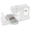 Etrhdfyts Macchina da ricamo 2 in 1 e macchina da cucire ricamo, controllata dal computer, con pedale a LED, 2 telai da ricamo, touch screen, motivo 96 e 162, programmi di cucito, 100 x 235 mm