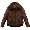 Generico Giubbotto Piumino Donna Giacca Donna Invernale Cappotto in Lana Giubbotto Lungo Invernale Parka con Pelliccia Trench Corto Cappotti Giacche Piumini Giubbotti Invernali Felpa Pesante