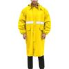 Caxndycing Poncho lungo da donna e uomo, impermeabile, riflettente, antivento, leggero, impermeabile, con cappuccio, pieghevole, per escursioni, ciclismo, lavoro