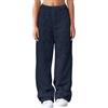 Generisch Pantaloni di lana da donna invernali in pile, da donna, caldi, da jogging, a vita alta, per il tempo libero, imbottiti, con vita elasticizzata, casual, da trekking, in tinta unita, leggeri