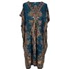 Kiran Fashion Caftano estivo da donna, stile africano, stampa Dashiki, taglia unica