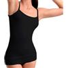 ROSSOPORPORA, Set da 3 Canotte Donna in 100% Cotone a Costine e Spallina Stretta. Bianco 4/M