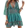 Laughhe Copricostume Donna Copri Costume da Spiaggia Donna Sexy Bikini Cover UpCopricostume Scollo a V Manica Lunga