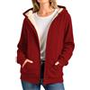 HAOLEI Felpa Donna con Cappuccio Foderata in Pile - Autunno Inverno Primavera Sci Montagna Unisex - Manica Lunga Hoodie Caldo in Soffice Pile Morbido Comfort Outdoor Jackets (Multicolore,S-6XL)