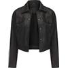 KHIRVWL Offerte Lampo del Giorno Giacca Ecopelle Donna Curvy Giubbotto Corto Bomber di Pelle Giacchetta Leggera Casual Biker Giubbotti in Giacca Cardigan in Pelle Giacca in Finta Pelle Parka Motociclista