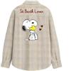 Saint Barth Mc2 Camicia Donna Lully Flannel LLU0001-SB-SNOOPY-LOVER-TARTAN