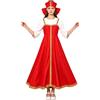 Sywiyi Donna Vestito Russo Fancy Dress Carnevale Costume Rinascimentale | Vestito Popolare Russo Tradizionale,Costume Culturale Halloween,In Stile Sarafano,Prom,San Valentino,Travestimento,Discoteca