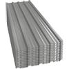 Set 12 Pannelli Di Ricambio 129x45 Cm Per Casette Da Giardino In Acciaio Zincato Grigio