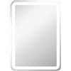 Specchio Bagno Con Interruttore Touch, Luce Led A 3 Temperature E Antiappannamento, 70x50cm