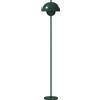 Lampada Da Terra Con Paralume Semicircolare E Interruttore A Pedale, In Acciaio, Ø30x155 Cm, Verde