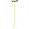 Lampada Da Terra Moderna Con Luce Dimmerabile Con Interruttore A Pedale E 3 Luminosità, Oro