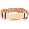 Vnox Bracciale Uomo Personalizzato Nome Regolabile Incisione Bracciali da Uomo in Acciaio Inossidabile Bracciale a Polsino Personalizzate Personalizzati per Uomo Donna Migliore Amico