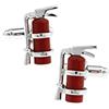 Whoiy Gemelli Uomo, Gemelli Camicia Uomo Matrimonio Rosso Rame Estintore Forma Regalo Amico Gemelli 2x1.2cm