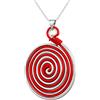 Angela Creazioni Collana Spirale in Alluminio Anodizzato, Gioiello Artigianale Made in Italy | Fatto a mano, unisex, ecosostenibile e ipoallergenico, gioiello simbolico Yin Yang, leggero, idea regalo per donna e uomo