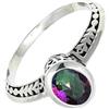 SILVERTROVE pietra preziosa Anello placcato argento Uomo e donna gioiello fatto a mano CRG1146AA