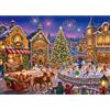HUADADA Puzzle da 1000 pezzi, Buon Natale | Stampa a olio opaca, delicata per gli occhi, senza polvere, ottima tenuta dei pezzi del puzzle
