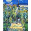 MISITU Puzzle da 1000 pezzi per adulti Claude Monet Puzzle Il giardino artistico in Vétheuil Art Puzzle per adulti