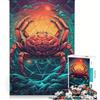 JIANGENNF Puzzle per ragazzi da 1000 pezzi con il segno zodiacale del Cancro gioco rilassante di analisi e logica per migliorare l'amore di coppia 38x52cm