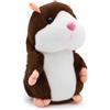 Dongcill Criceto Parlante,18CM Cricetos Interattivo,CricetoParlante Peluche | Criceto Parlante,XXL Cricetos Interattivo,CricetoParlante Peluche,Peluches Parlantes,,per Regalo di Natale,compleanno