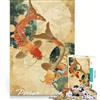 JIANGENNF Puzzle da 1000 pezzi per adolescenti con segno zodiacale Pesci gioco per famiglie decorazione da parete per rafforzare l'amore tra le coppie 50x75cm
