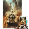 JIANGENNF Puzzle da 1000 pezzi per ragazzi battaglia di carri armati nel deserto giocattolo decorativo da parete regalo di compleanno adatto per la decorazione della scrivania 38x26cm