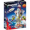 PLAYMOBIL Space 9488 - Razzo spaziale con rampa di lancio, Dai 6 anni