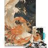 JIANGENNF Puzzle da 1000 pezzi per adulti segno zodiacale Cancro gioco per famiglie stimolante da completare per rafforzare l'amore di coppia 38x52cm