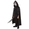 Rubie's Rubies Costume Incappuciato Insanguinato per ragazzi, Mantello con cappuccio e maschera, Oficiale Rubies per halloween, carnevale e cumpleanno