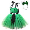 Generico Costumi da Bambina con Fascia per Capelli e Vestito Tutù Halloween Senza | Costume da Festa di Bambine e Ragazze per Natale Pasqua Carnevale Palco Servizio Fotografico Cosplay Festa di Com