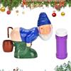 Generico Macchine Per Bolle Da Esterno Giocattolo Interattivo Automatico per le | Giocattolo Soffiabolle Di Babbo Natale Per Casa Interni Festa Spiaggia Cortile Scuola Aula Piscina Prato Esterno Blu