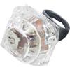 Generico Anelli Da Lampeggianti Luminosi A LED Creativi - Giocattoli Di Gelatina | Luminosi Per Feste, Confezione Di Piccoli Anelli Scintillanti | Assortimento Di Aneli In Vibranti E