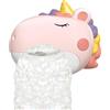 Skirfy Giocattolo da bagno a forma di unicorno, macchina per bolle di sapone per vasca da bagno con musica, giocattolo per vasca da bagno, regalo per bambini e bambine