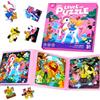 Dubydu Puzzle Magnetico Fiabe, Libro 3 in 1, 12 16 20 Pezzi (FairyTale) | 3 puzzle di fiabe da 12, 16 e 20 pezzi, formato pieghevole, pezzi magnetici, per bambini da 1 anno e in viaggio