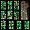 DiULi Tatuaggi per bambino, 10 Fogli Luminosi Tatuaggi Temporanei Stickers Trasferelli, Pignatta e Gadget Compleanno, Regalo per bambino