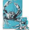 JIANGENNF Puzzle per adulti da 1000 pezzi con segno zodiacale Cancro gioco pratico attività divertente da fare a casa regalo per donne 38x52cm
