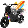 YOBACARID Moto Elettrica per Bambini, Altezza 105 cm+, Dai 6 Anni, Peso Massimo 64 kg | Motore da 350 W, Velocità Max 16 km/h, Minimoto Elettrica con Batteria da 21,6 V e 4 Ah, Autonomia Max 16 km, IPX4