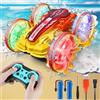 GLEEHAPY Macchina Telecomandata per Bambini - Macchina Radiocomandata Anfibia 4x4 con Luce Macchinina Telecomandata Bambino Auto Telecomandata Bambino Giochi Regalo per Bambini 3 4 5 6 7 8-12 Anni