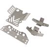 JOYSOG RC Chassis Armor Guard Set per MJX Hyper Go 1/12 H12Y H12Y+Telecomando Auto Assi Anteriori Posteriori Telaio Piastra di Protezione Skid Plate Parti