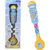 Lexibook, Bluey, Microfono Karaoke Luminoso, Blu, MIC90BY | Microfono luminoso con altoparlante, musica aux-in, effetti di incitamento, 5 melodie e luci multicolore