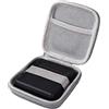 Generic Custodia per console, in tessuto ed EVA grigio, 11 x 11 x 4 cm (1 pezzo), custodia protettiva portatile, mini scatola da viaggio, borsa per accessori per pendolari