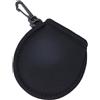 Abaodam Custodia per Palline da Golf in Neoprene Nero Fibbia | Interno in Spugna e Peluche Fine, Gancio e Cinghie, per Sacca e Gare